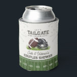 Porta-lata Chá de Casais Personalização de Futebol e Celebraç<br><div class="desc">Um pequeno All-Star está a caminho! Ponha-se grande com a nossa decoração do tema clássico de futebol, perfeita para celebrar o seu dia especial de todas as estrelas! Traga seus convidados para o ferro-velho com nossas decorações de eterno, evocando o entusiasmo do grande jogo. Cada detalhe é projetado para capturar...</div>