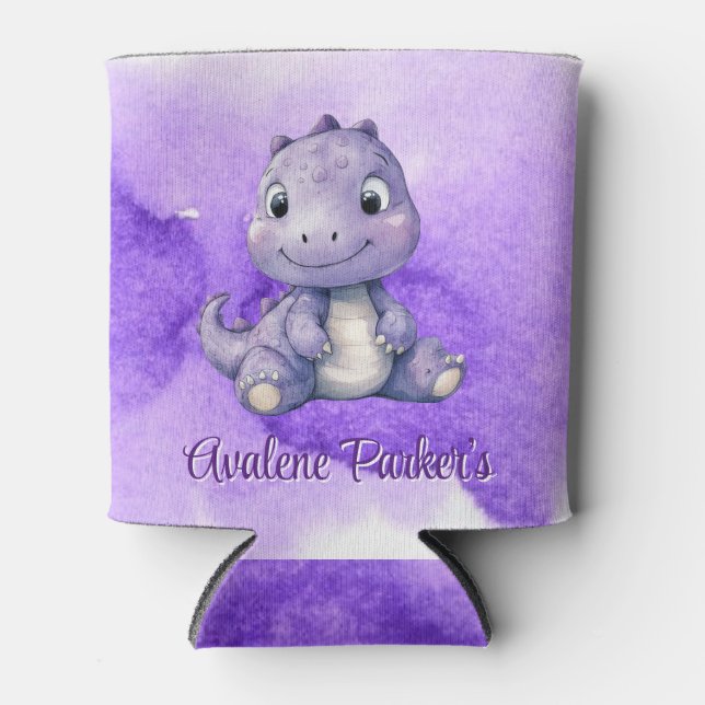 Porta-lata Chá de fraldas de Dinossauras Cuecas Pintinhas (Frente)