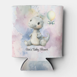 Porta-lata Chá de fraldas de Dinossauro Adorável com Pinta Pa