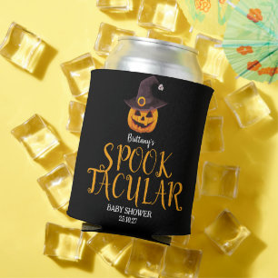 Porta-lata Chá de fraldas Spooktacular Laranja Pumpkin