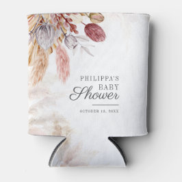 Porta-lata Chá de fraldas Terracotta Pampas Grass