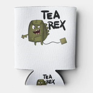 Porta-lata chá rex, dinossauro engraçado