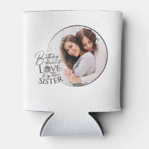 Porta-lata Chamada de Fotografia de Aniversário Minimalista I