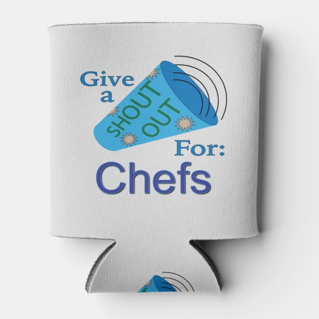 Porta-lata Chamado para Chefs (Frente)