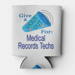 Porta-lata Chamem os técnicos de registros médicos