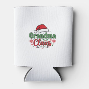 Porta-lata Chapéu de Natal da Vovó Papai Noel