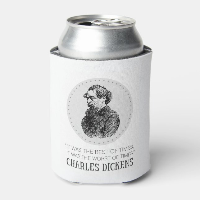 Porta-lata Charles Dickens Portrait e Cote (Can Front)