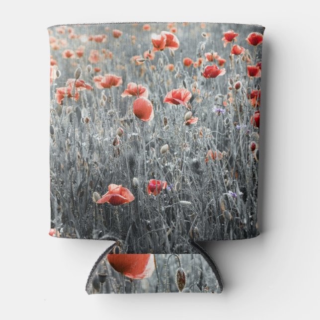 Porta-lata Charme Russo de Flor Selvagem. (Frente)