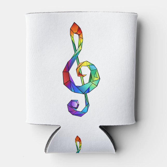 Porta-lata Chave Musical do Arco-Íris (Frente)