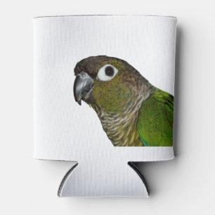 Porta-lata Cheeked verde Conure