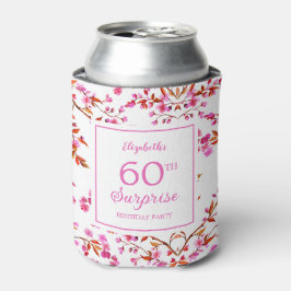 Porta-lata Cherry Blossom Floral Surpresa Rosa Pink Aniversár