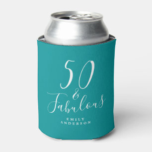 Porta-lata Chic 50 Fabuloso Nome Emerald Green 50º Aniversá