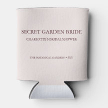 Chic Dusty Rose Secret Garden Chá de Noiva