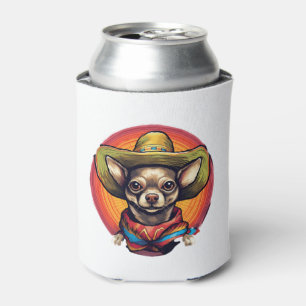 Porta-lata Chihuahua Mexico Cinco de Mayo Funny Dog