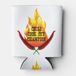 Porta-lata Chili Cook Off Champion Flame Design