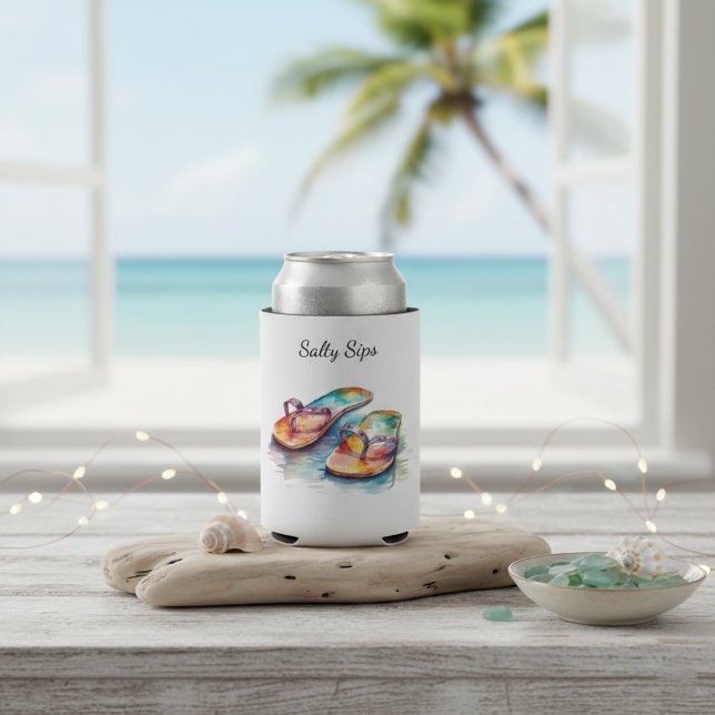 Porta-lata Chinelos Rainbow Reef, personalizado (Criador carregado)