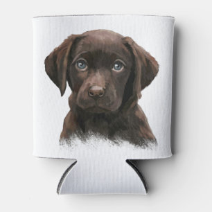 Porta-lata Chocolate Labrador Puppy