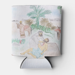 Porta-lata Christian Trabalho de arte O bom samaritano