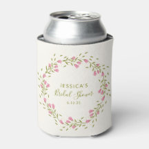 Chuva de Noiva Personalizada com Flores Femininas 