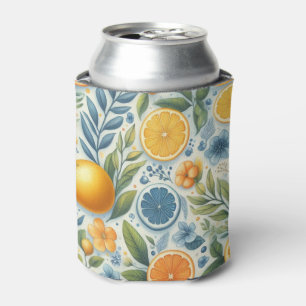 Porta-lata Chuvas Nupciais Elegantes de Laranja e Citrinos em