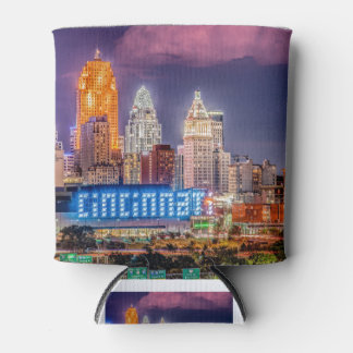Porta-lata Cincinnati Ohio Night Skyline 2019