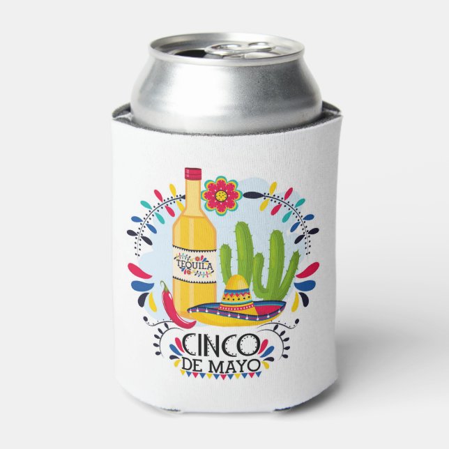 Porta-lata Cinco De Mayo Can Cooler (Can Front)