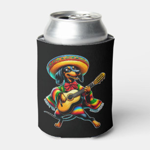 Porta-lata Cinco de Mayo Dachshund Mariachi Guitar