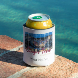 Porta-lata Cinque Terre Riomaggiore italiano Vintage Souvenir