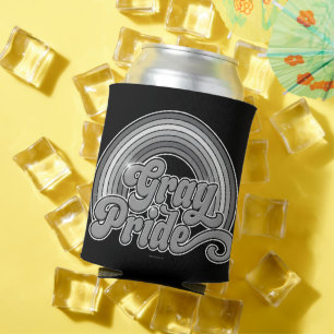 Porta-lata Cinza Orgulho (Mais velho aposentado)