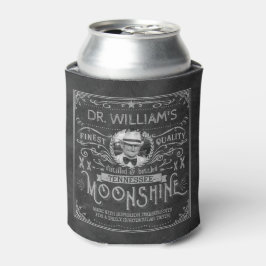 Porta-lata Cinza Personalizada de Medicina Hillbilly Vintage