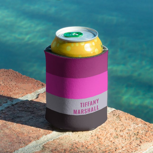 Porta-lata Cinza rosa e padrão de distribuição de púrpura esc (Piscina in situ)