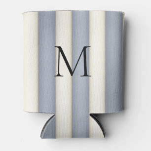 Porta-lata Cinzas E Banhas Brancas Antigas Monogramas