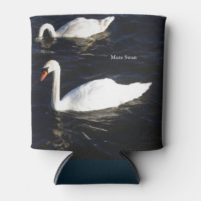 Porta-lata Cisne-mudo cooler de lata (Frente)