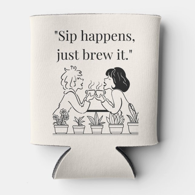 Porta-lata citação do café (Frente)