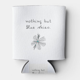 Porta-lata Citação Inspirativa Nada além de Céu Azul