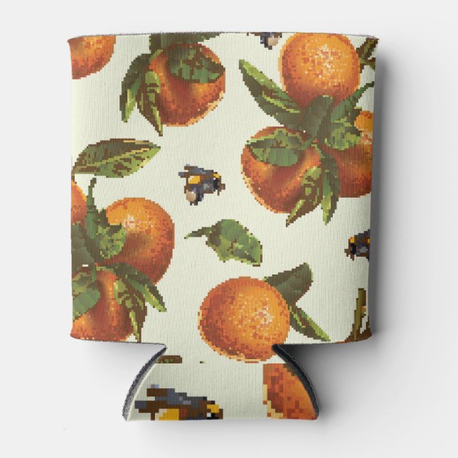 Porta-lata Citrus & Bumblebee: Vintage sem carne (Frente)