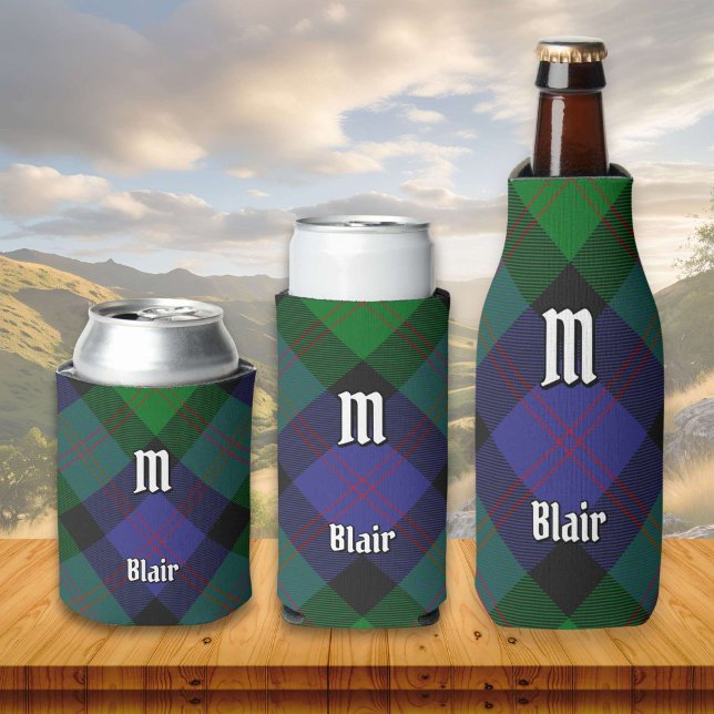 Porta-lata Clan Blair Tartan Can Cooler (Criador carregado)