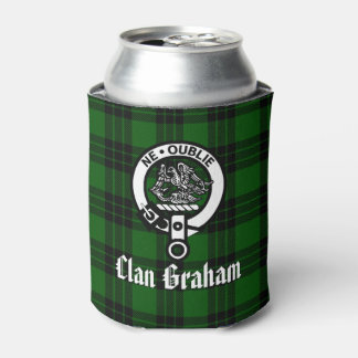 Porta-lata Clan Graham Crest Crachá e Tartan