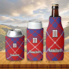 Porta-lata Clan Hamilton Red Tartan Can Cooler