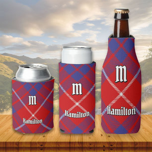 Porta-lata Clan Hamilton Red Tartan Can Cooler