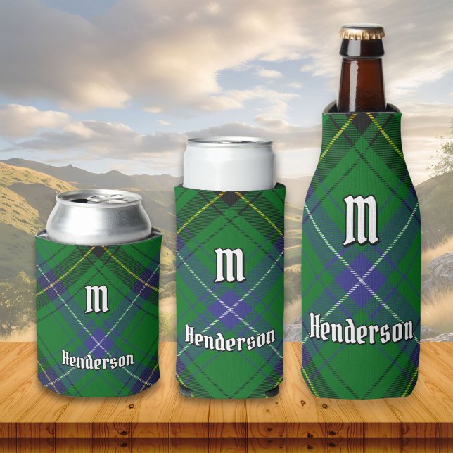 Porta-lata Clan Henderson Tartan (Criador carregado)