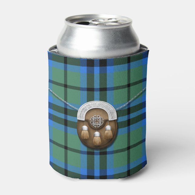 Porta-lata Clan Keith Tartan E Sporran (Can Front)