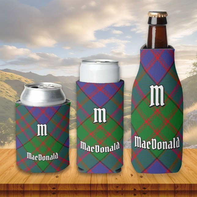 Porta-lata Clan MacDonald Tartan Can Cooler (Criador carregado)