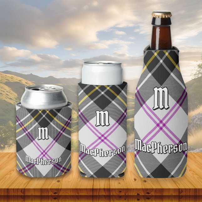 Porta-lata Clan MacPherson Dress Tartan Can Cooler (Criador carregado)