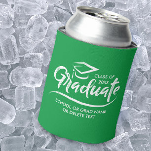 Porta-lata Classe da graduação de 20XX seu costume da cor d