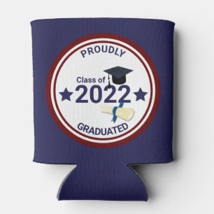Porta-lata Classe elegante do ano de graduação de 2022