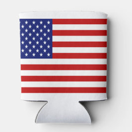Porta-lata Clássico e Legal Bandeira Americana Patriótica