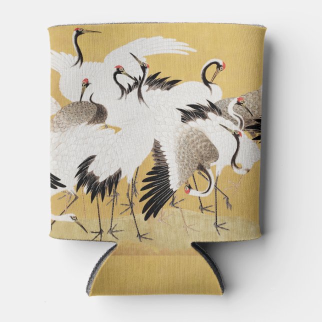 Porta-lata Clássicos ricos em pássaros do Japão (Frente)