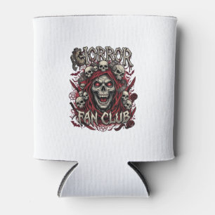 Porta-lata Clube de Fãs de Terror Halloween Crânio Gritante C