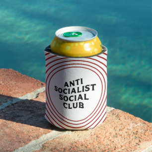 Porta-lata Clube Social Anti Socialista Engraçado Socialismo